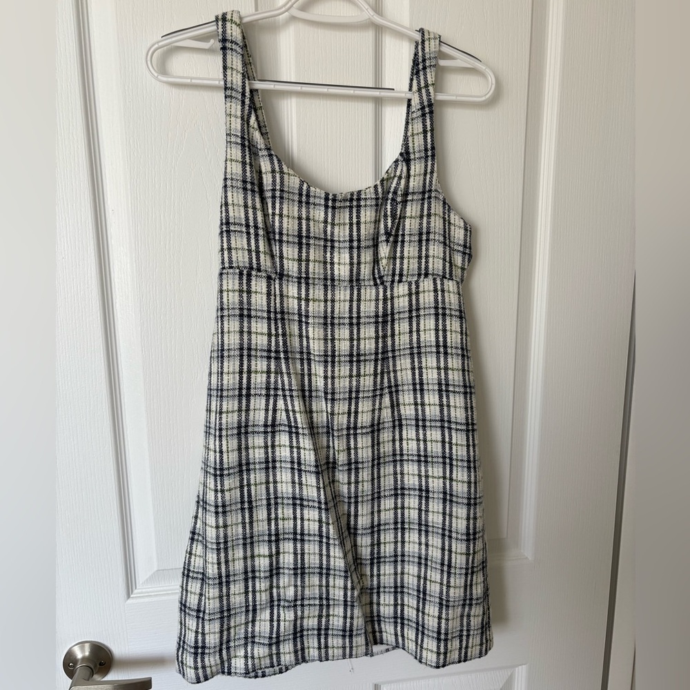 Abercrombie & Fitch Tweed Corset Mini Dress